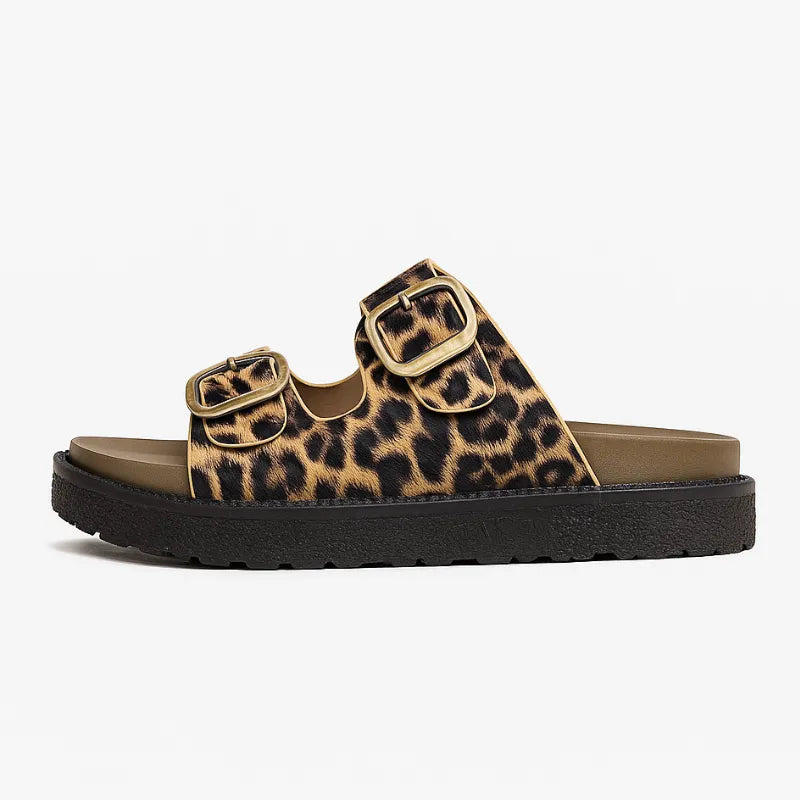 Papete Feminina Onça Tratorado Tiras - Rozze