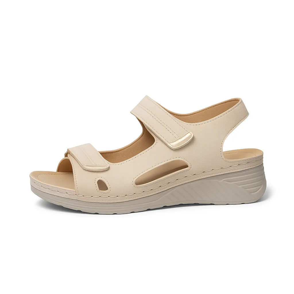 Sandália Branca Feminina Laure - Rozze