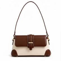 Bolsa Baguete Bicolor de Ombro