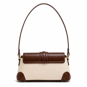 Bolsa Baguete Bicolor de Ombro