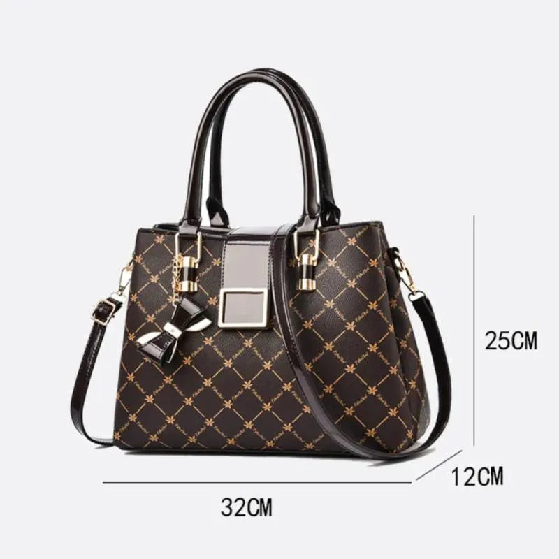 Bolsa Feminina de Ombro Clássica de Luxo - Rozze