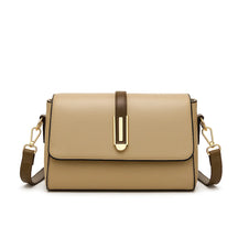 Bolsa transversal bege Gusure Luxuosa vista frontal