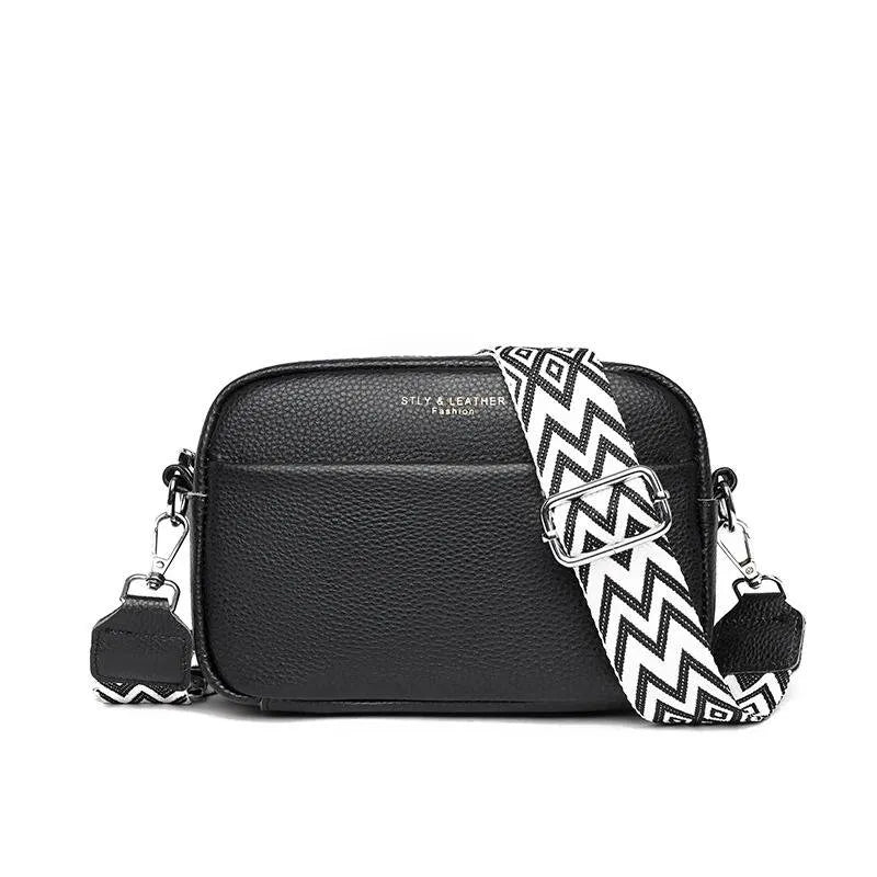 Bolsa Transversal feminina com Alça Listrada - Rozze