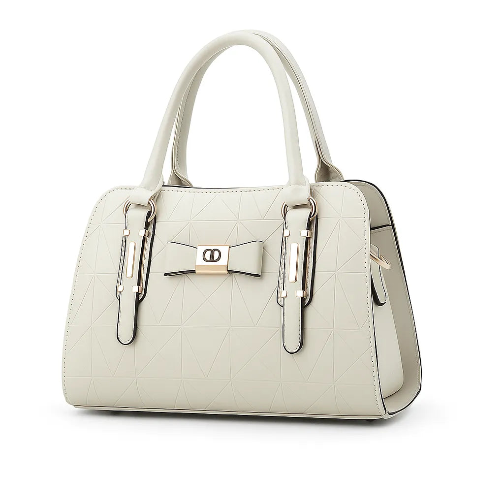 Bolsa de Ombro Branca Charme Clássico - Rozze