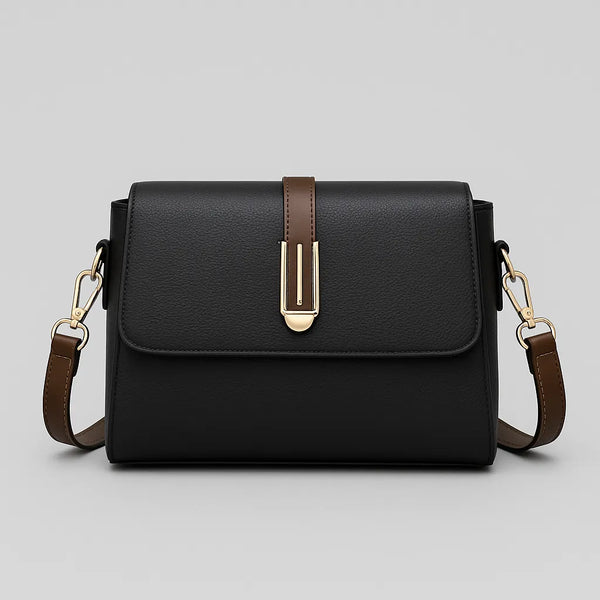 Bolsa Transversal Preta Gusure Luxuosa