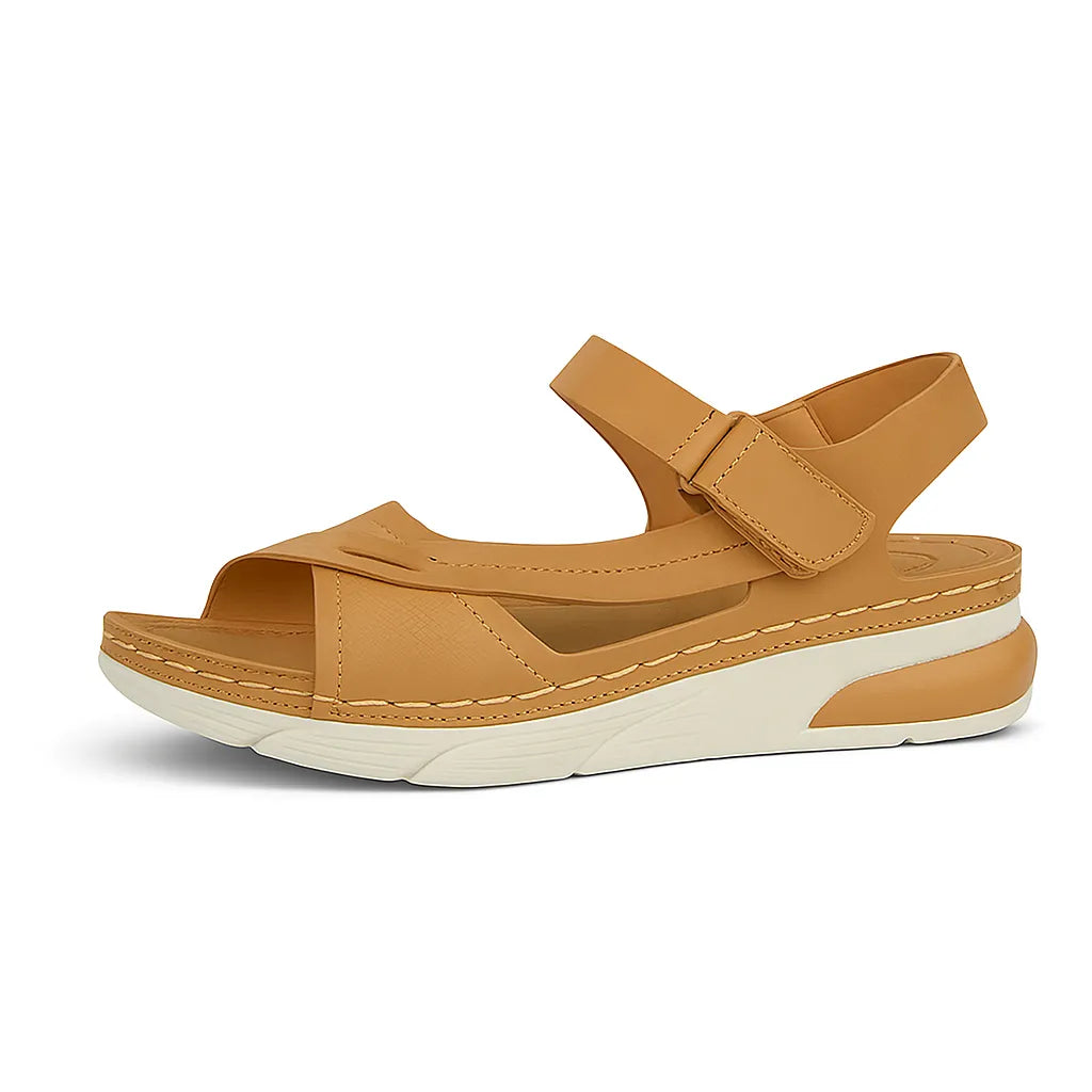 Sandália Feminina Camel Urban Confort