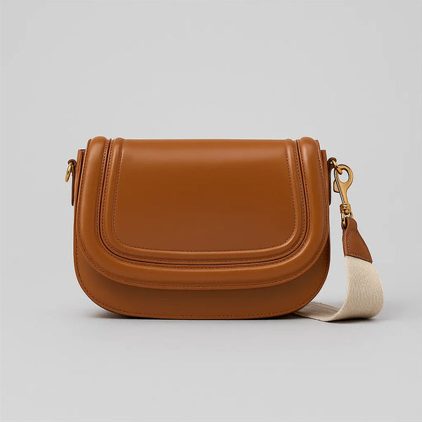 Bolsa de Ombro Marrom Florence