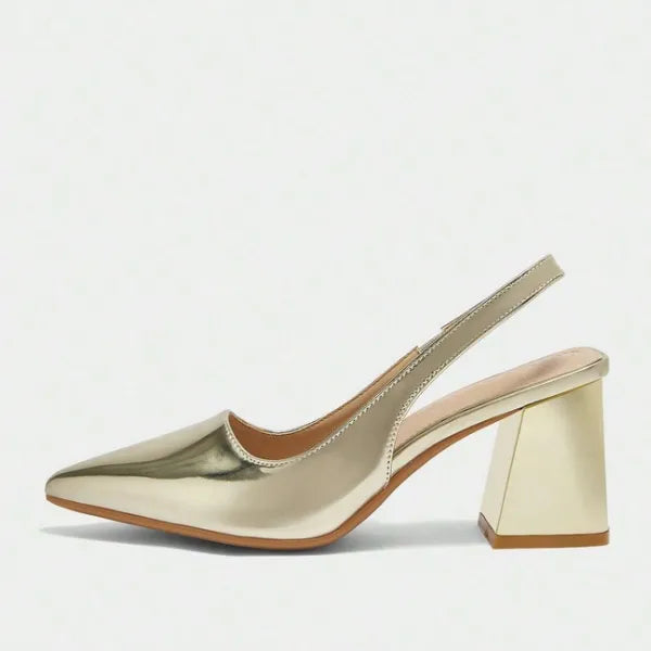 scarpin-dourado-slingback-salto-bloco-vista-lateral