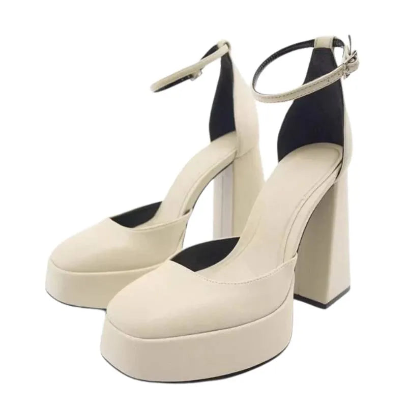 Scarpin Salto Alto Mary Jane - Rozze
