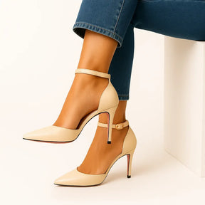 Scarpin de Salto Alto Branco Scarlett - Rozze