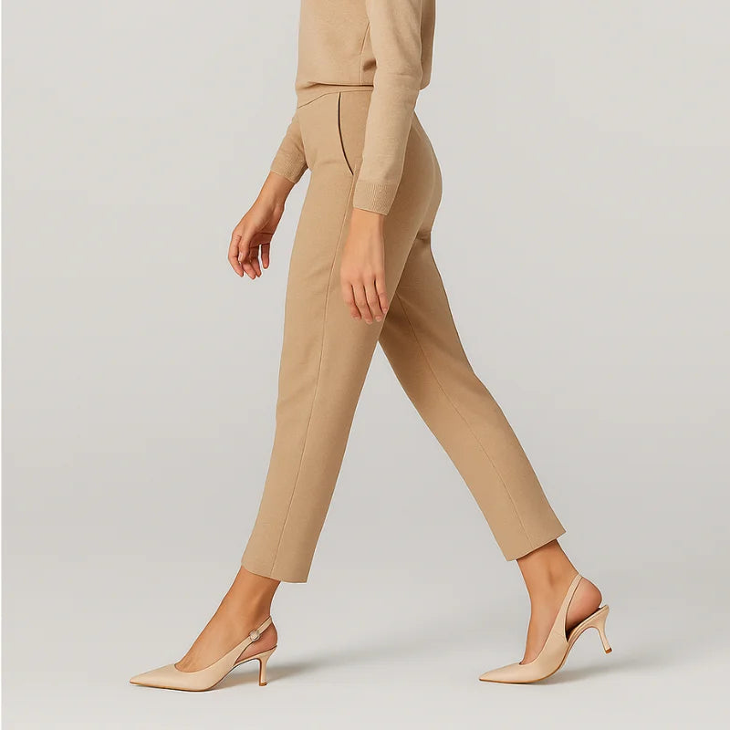 Scarpin Damasco Slingback Bico Fino Emma - Rozze