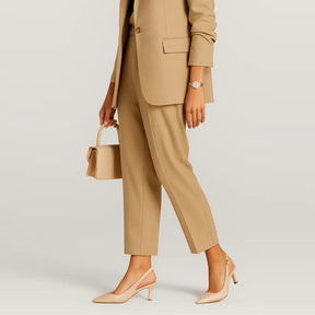 Scarpin Damasco Slingback Bico Fino Emma - Rozze