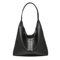 Bolsa Feminina Hobo Preta em Couro Texturizado | Rozze