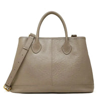Bolsa Tote Feminina Couro Legítimo Taupe | Rozze