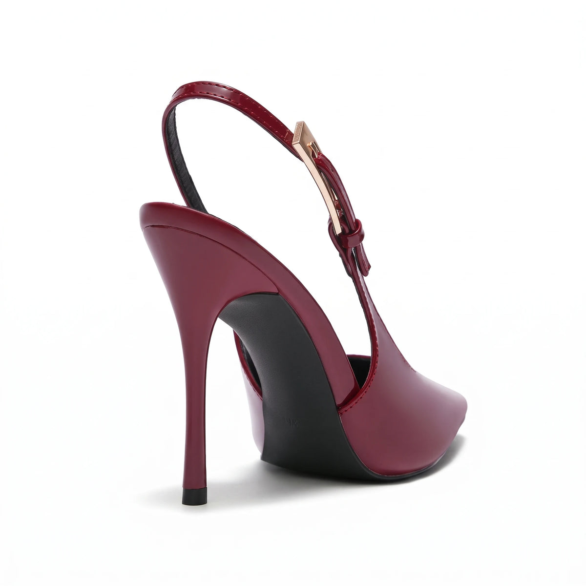 Scarpin Slingback Vermelho Salto Agulha | Rozze