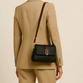 Bolsa Transversal Preta Gusure Luxuosa - Rozze